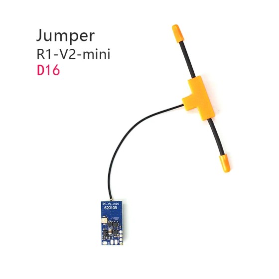 Jumper R1 V2 Mini 2.4GHz 16CH Compatible With FrSky D16 XM+ RXSR SBUS Jumper T-Lite T18 T16 T12 T8SG for RC Drone
